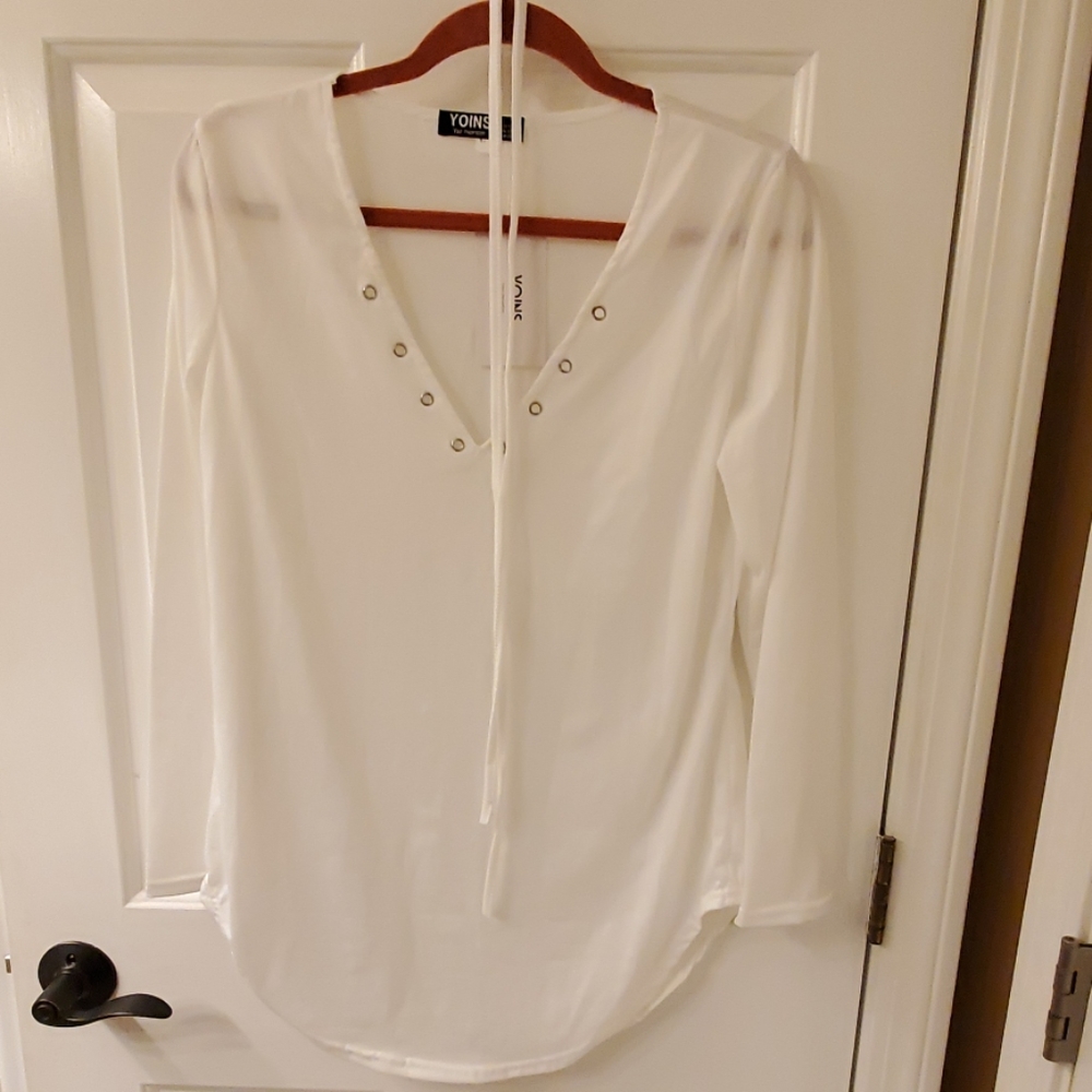 White long sleeve shirt